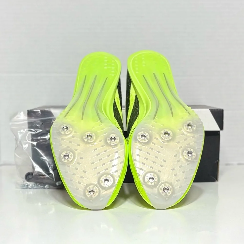 Adidas Adizero Prime SP 3 Strung Track Field Spikes Running Sprint Shoes neon